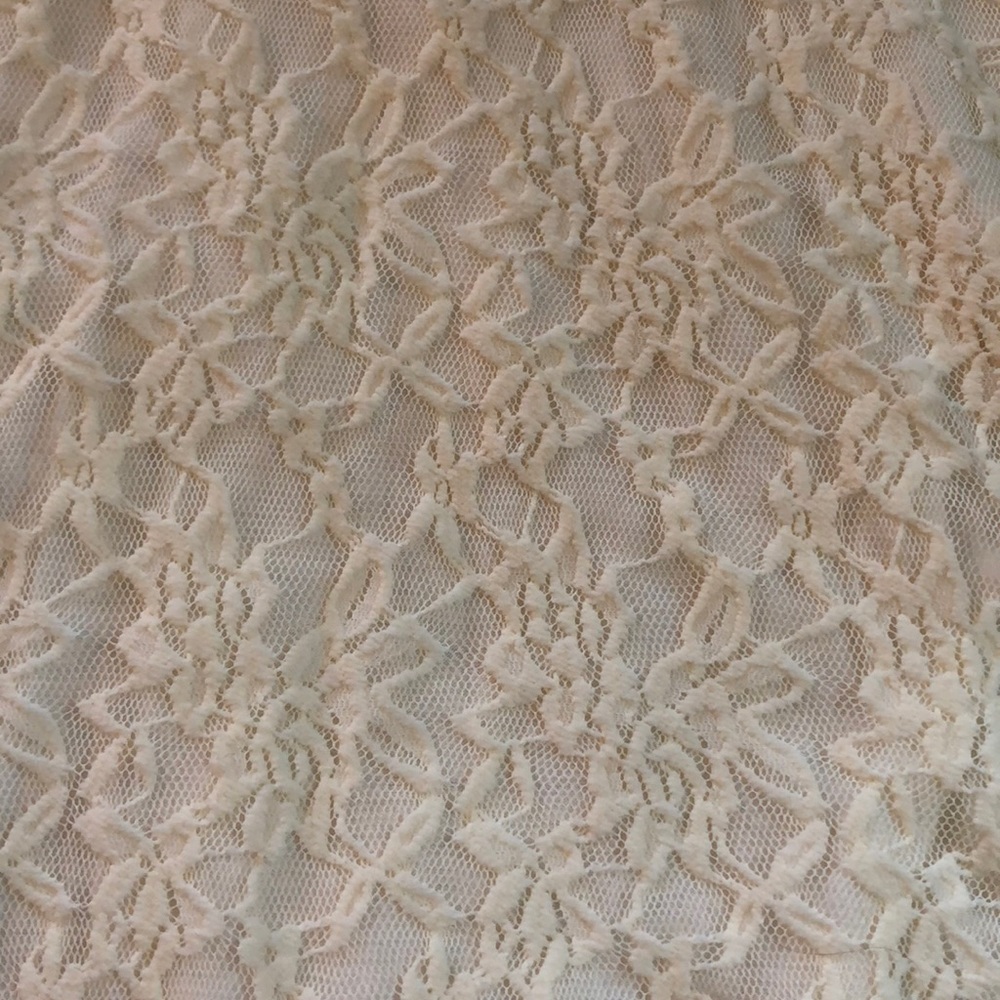 Cream Lace Tank